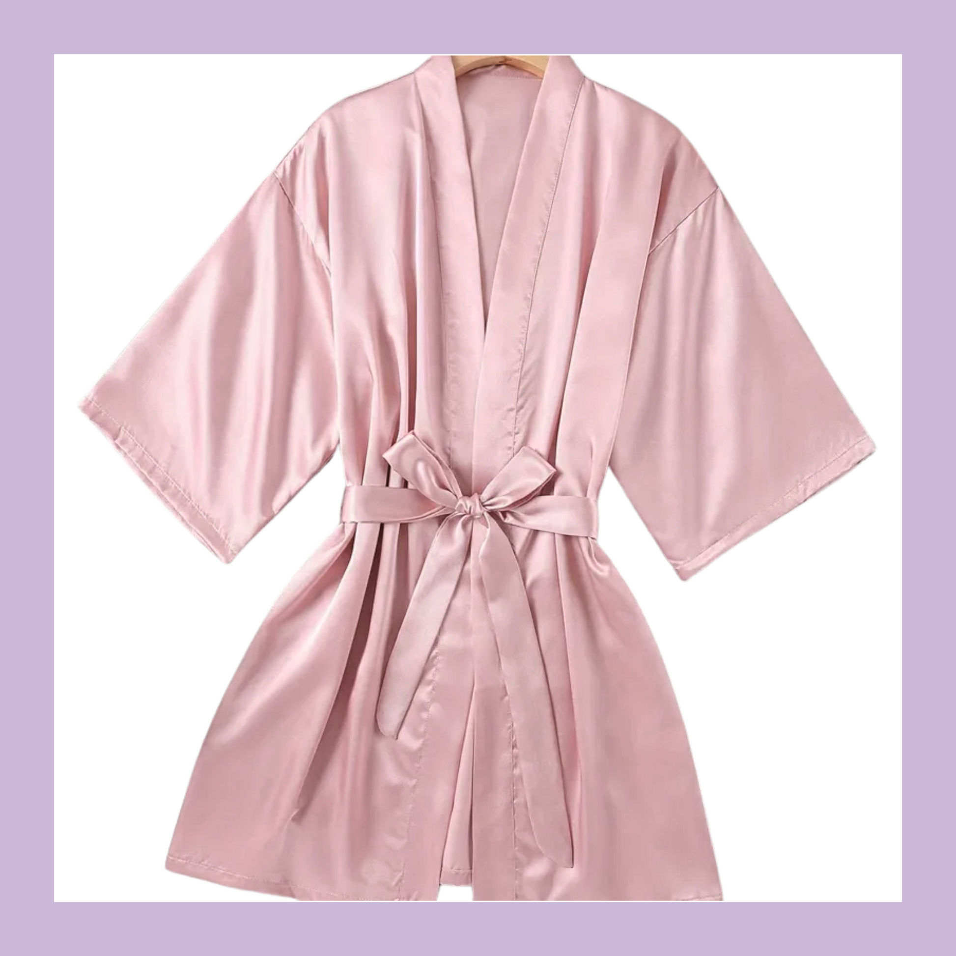 Smooth satin kids dressing robes. perfect for slumber parties and sleepovers in melbourne australia.
