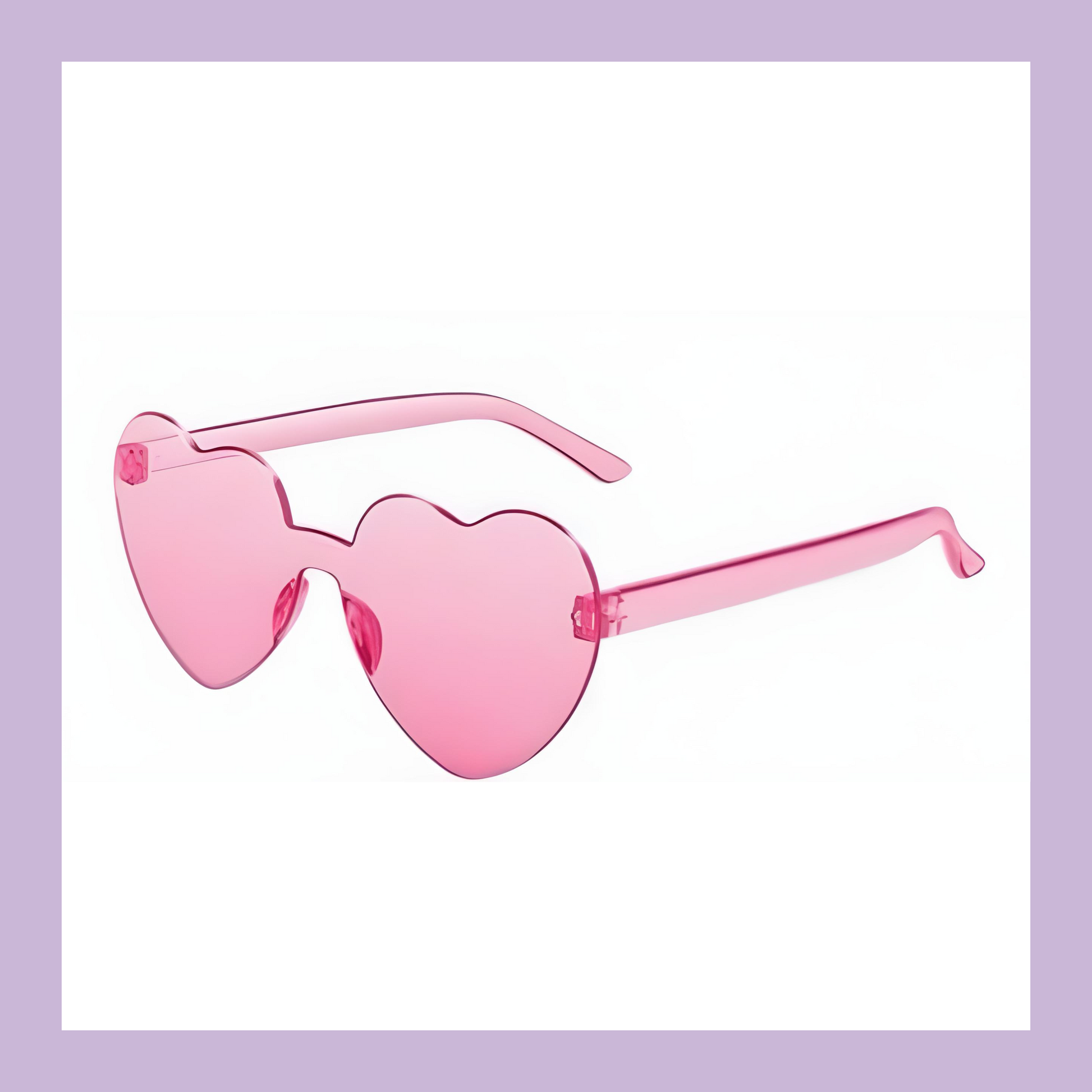 Kids/Girls Party Plastic Heart Shaped Sunnies