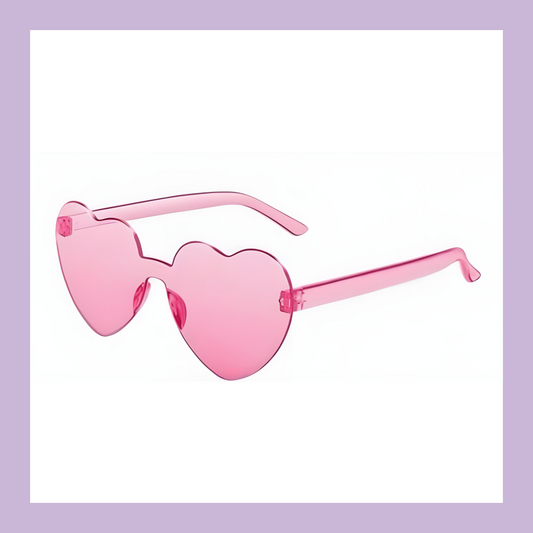 Kids/Girls Party Plastic Heart Shaped Sunnies