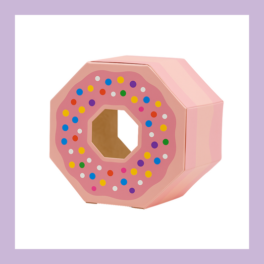 Kids party donut favour box