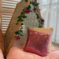 Flamingo-themed teepee setup with pink tents, pink bedding, and flamingo cushions for a cute ultimate girls’ sleepover